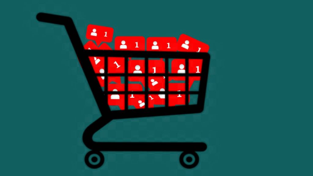 Buying instagram followers in a shopping cart