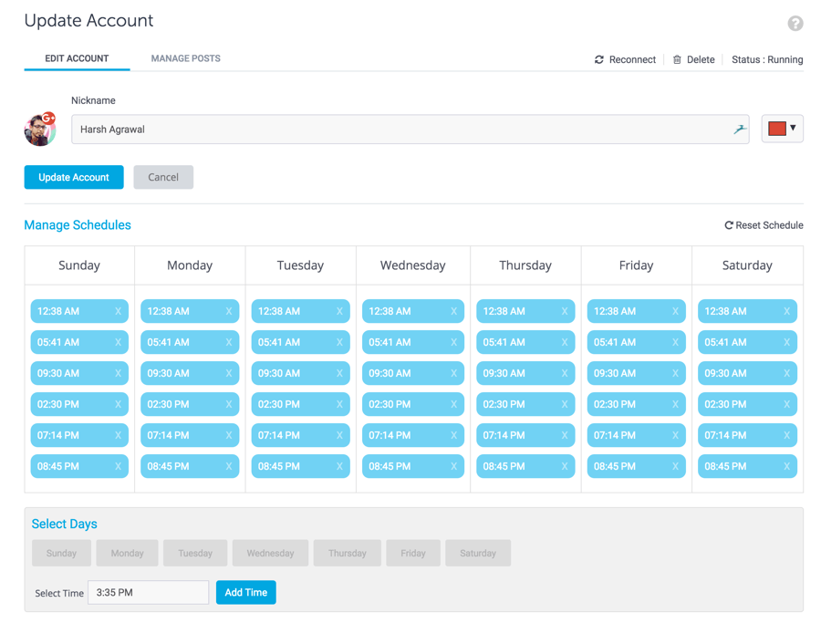 Social Pilot social media scheduling tool