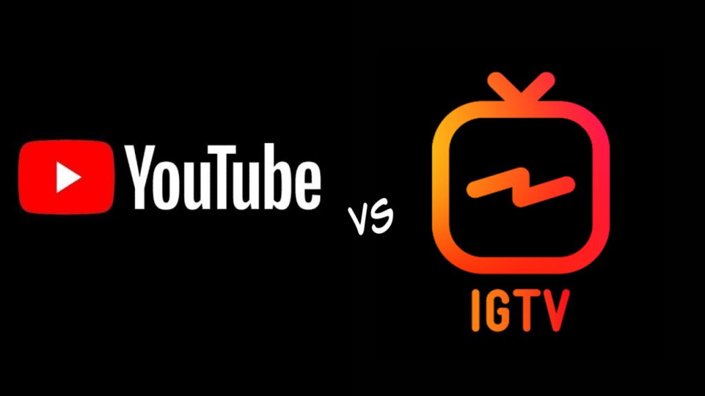YouTube vs IGTV logos