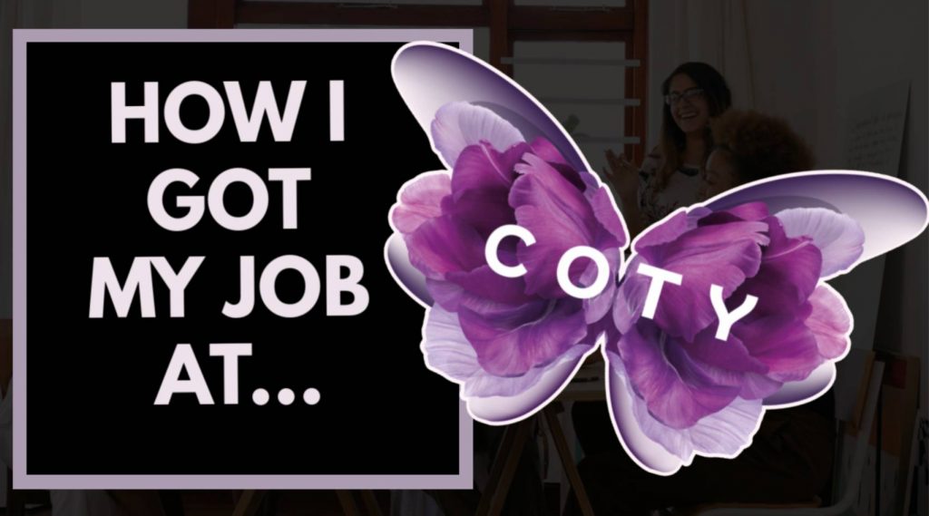 How I got an influencer marketing job at Coty